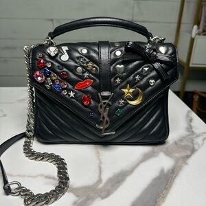 SOLD ❌❌❌ Yves Saint Laurent Limited Edition Embellished College Bag